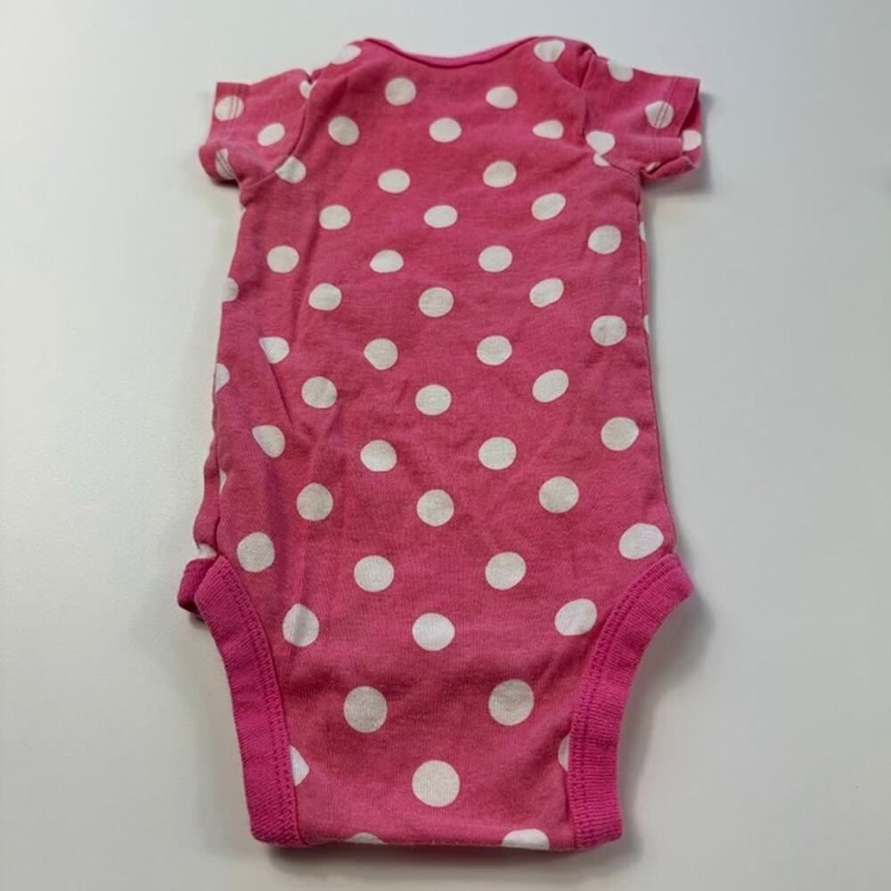 Gerber Baby Girls Polka Dot Onesie and Pants Set Pink White 3-9 Months - Picture 4 of 12